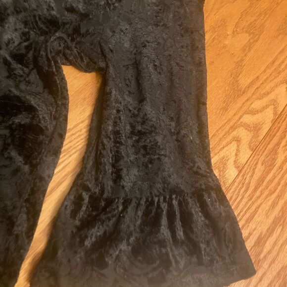 Ann Taylor Black Burnout Tunic - Picture 3 of 11